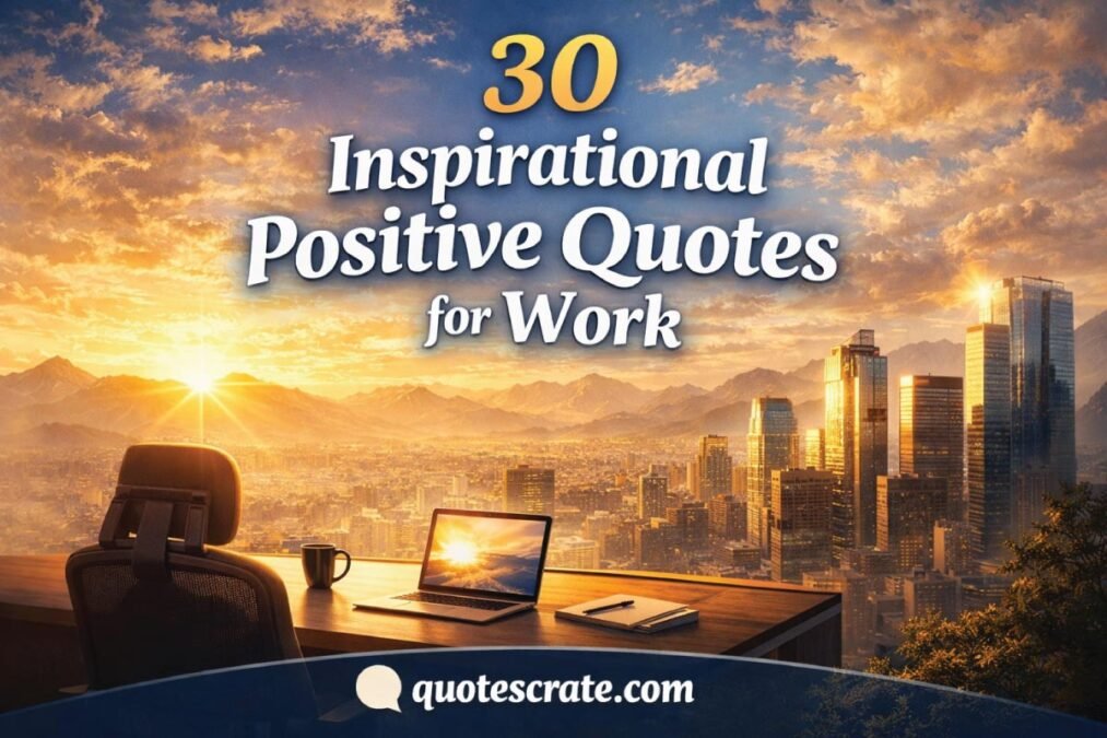 30 Inspirational Positive Quotes for Work