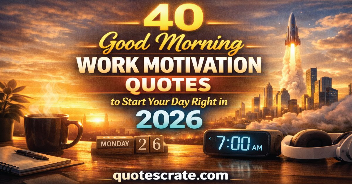 40 Good Morning Work Motivation Quotes to Start Your Day Right in 2026
