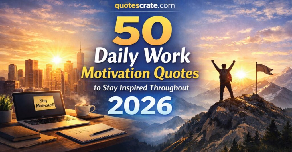 50 Daily Work Motivation Quotes to Stay Inspired Throughout 2026