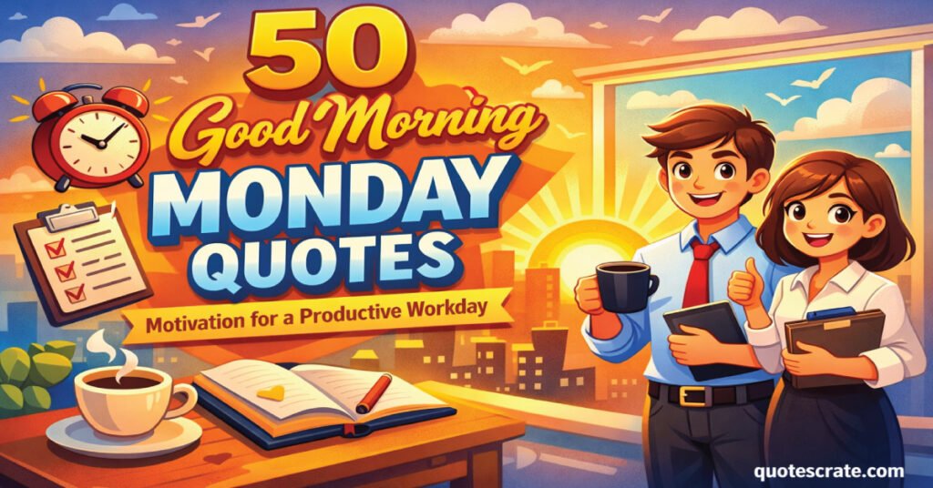 50 Good Morning Monday Quotes: Motivation for a Productive Workday
