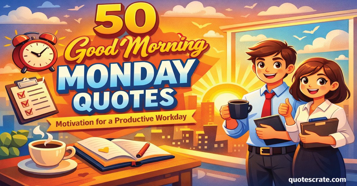 50 Good Morning Monday Quotes: Motivation for a Productive Workday