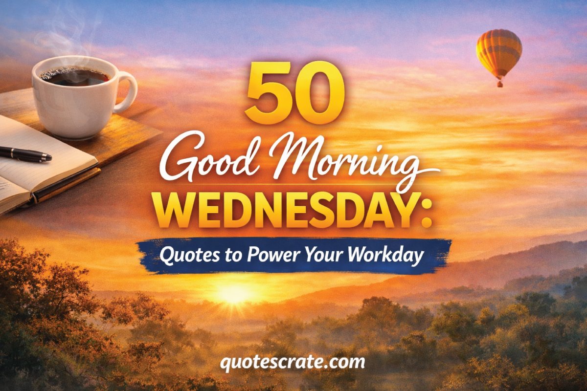 50 Good Morning Wednesday: Quotes to Power Your Workday in 2026