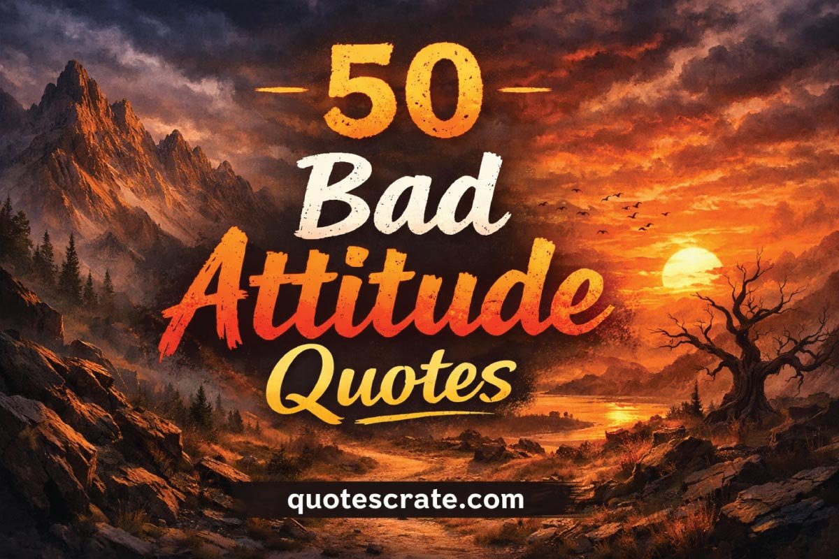 50 bad attitude quotes