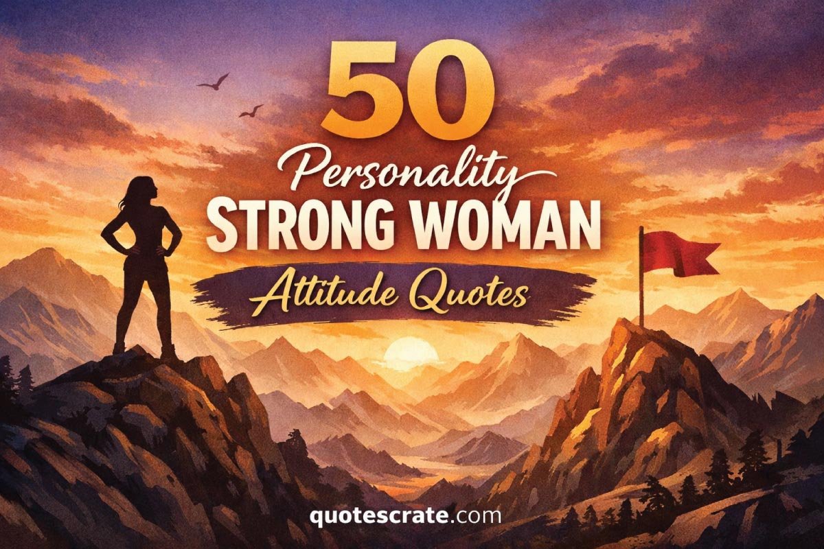 50 personality strong woman attitude quotes