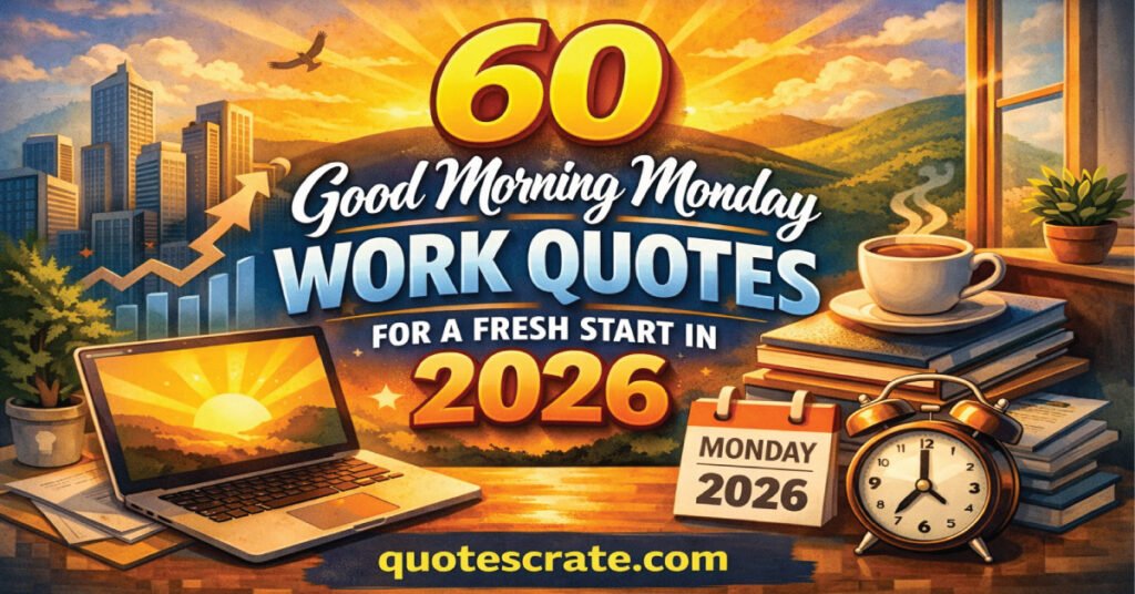 60 Good Morning Monday Work Quotes for a Fresh Start in 2026