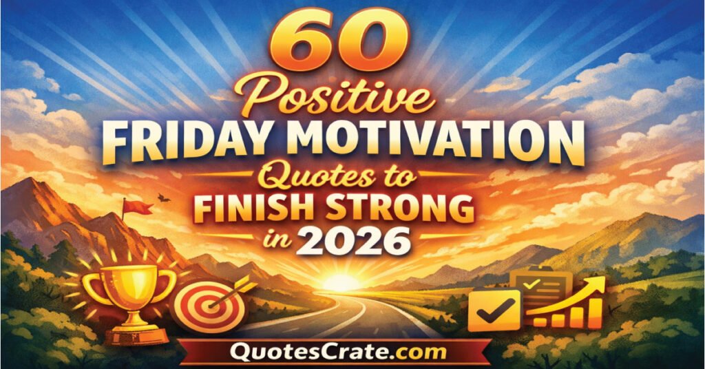 60 Positive Friday Motivation Quotes to Finish Strong in 2026