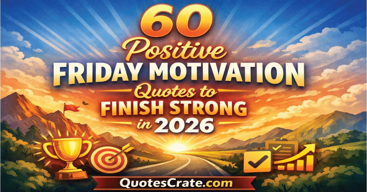 60 Positive Friday Motivation Quotes to Finish Strong in 2026