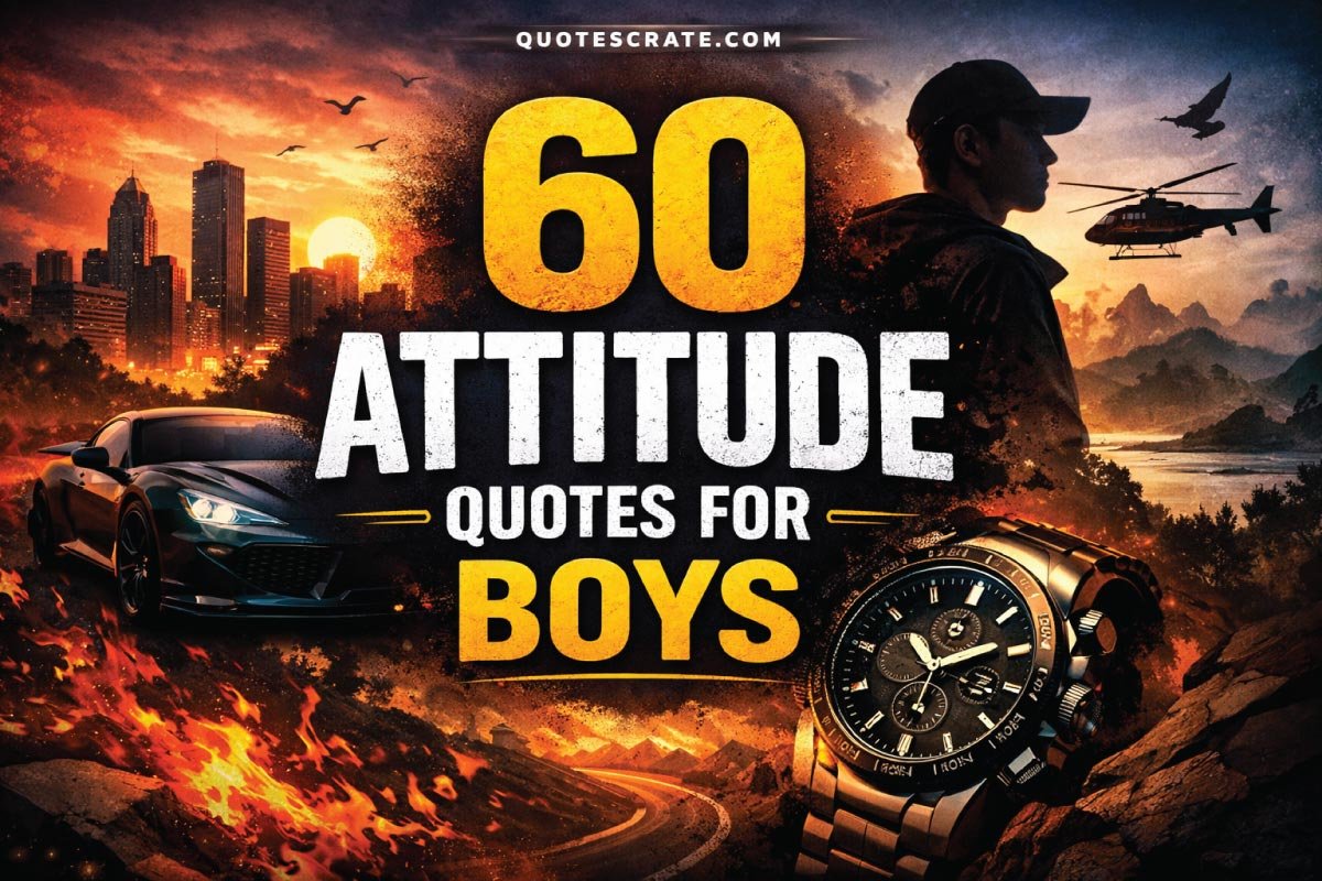 60 attitude quotes for boys