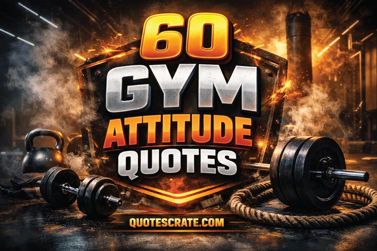 60 gym attitude quotes