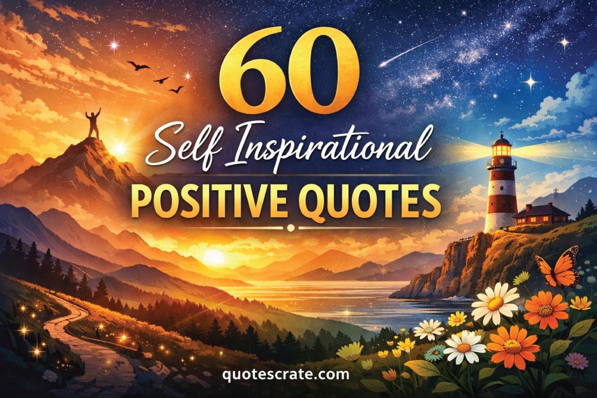 60 self inspirational positive quotes