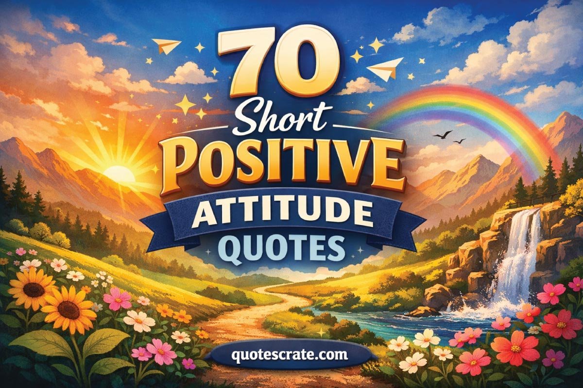 70 short positive attitude quotes