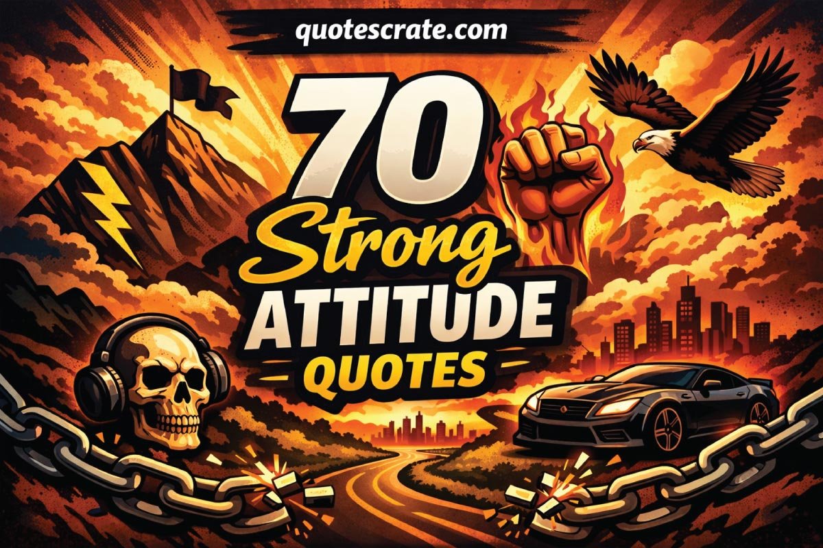 70 strong attitude quotes