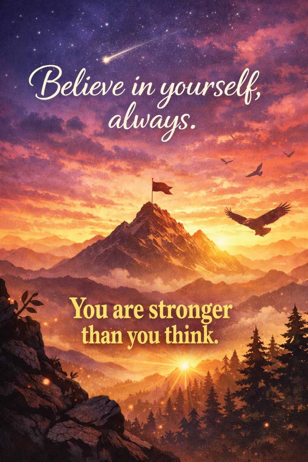 Believe in yourself; every small step creates big change.