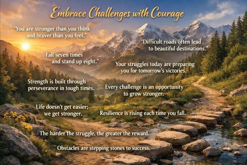 Embrace Challenges with Courage