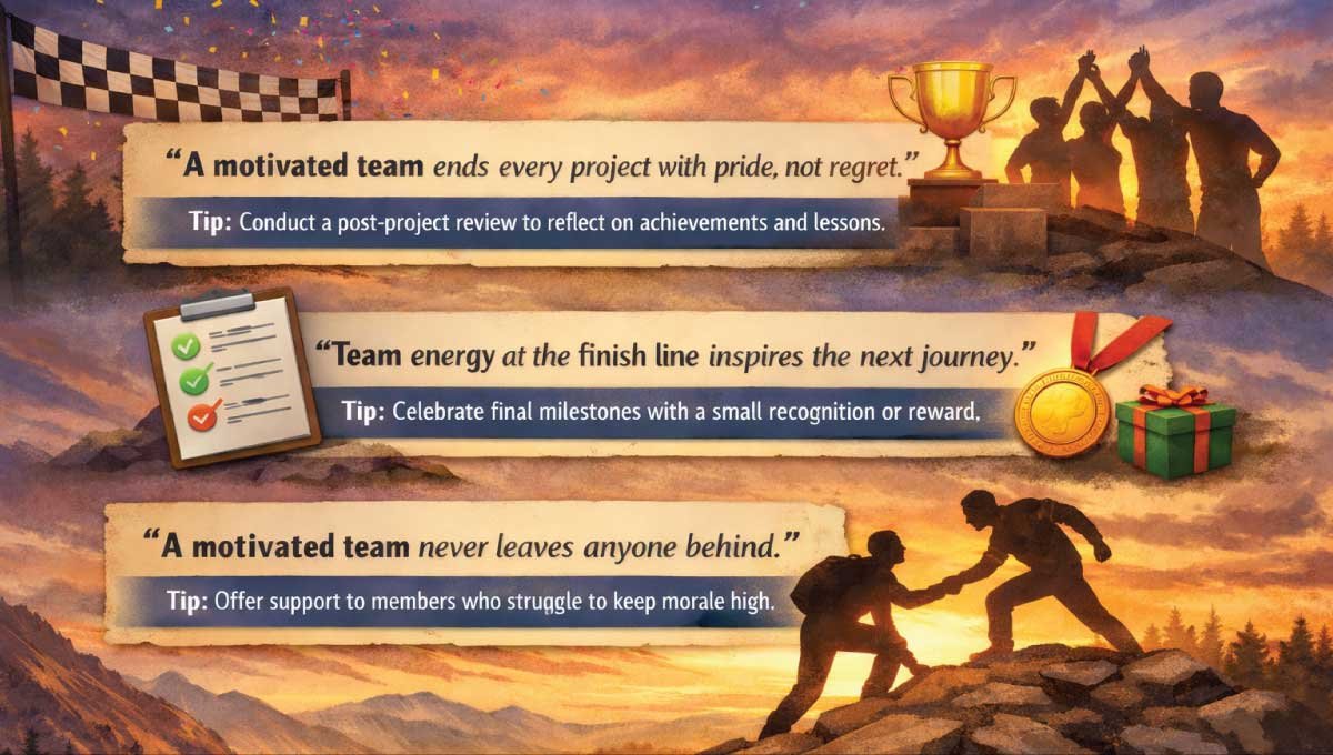 Finish Strong as a Team