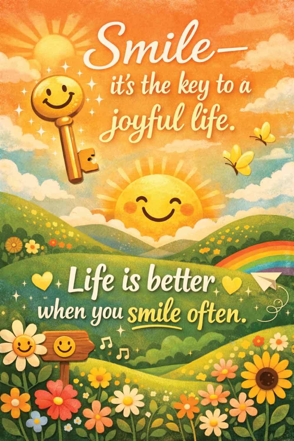 Inspirational Smiles: 60 Quotes to Bring Joy Every Day