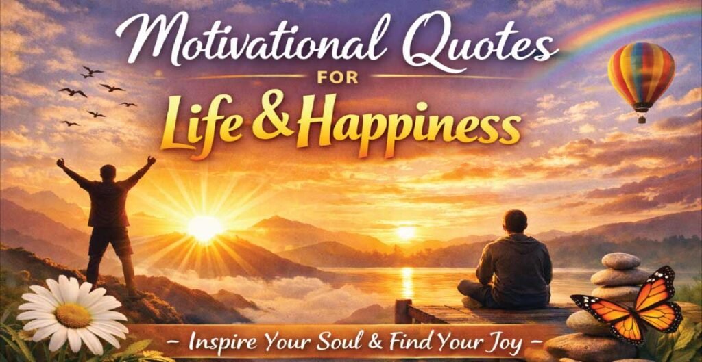 Motivational Quotes for Life & Happiness