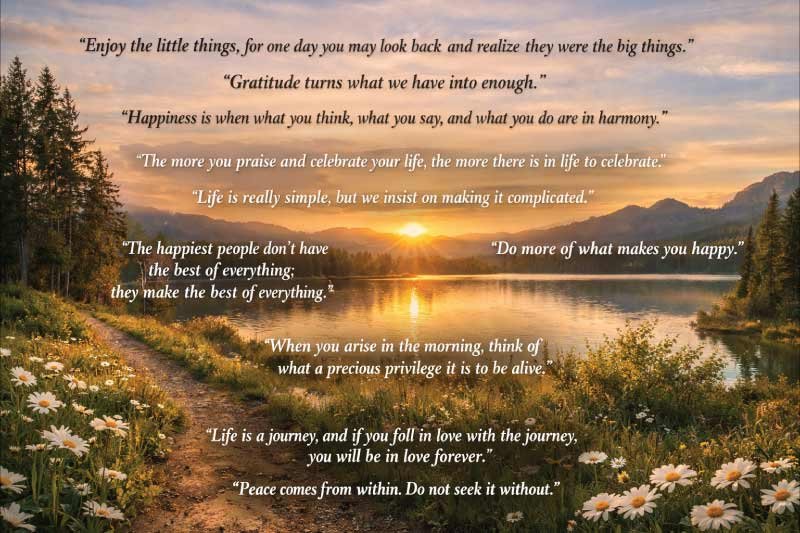 Quotes About Joy, Gratitude, and Living Fully