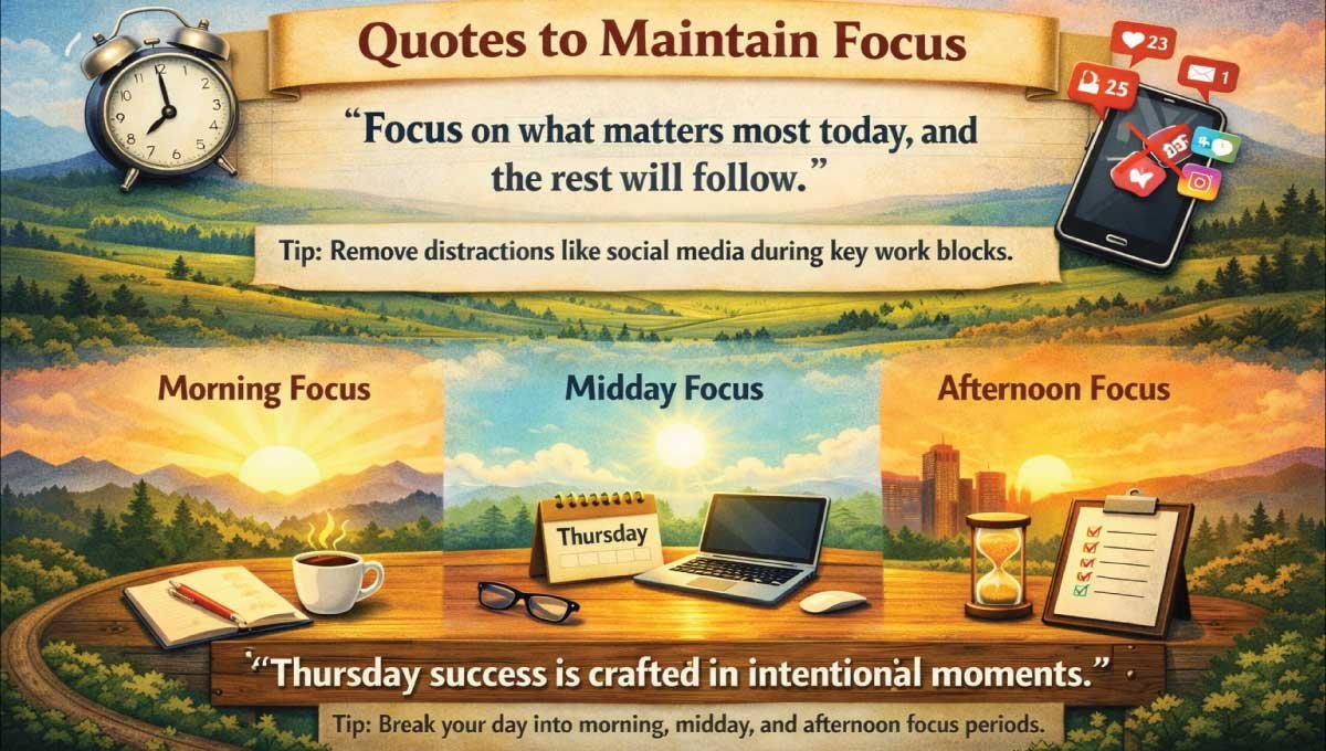 Quotes to Maintain Focus