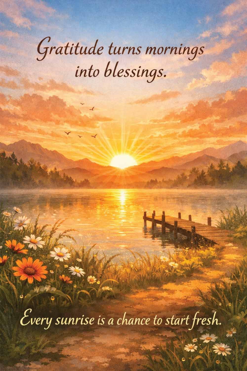 Rise with purpose, shine with positivity, and conquer your day.