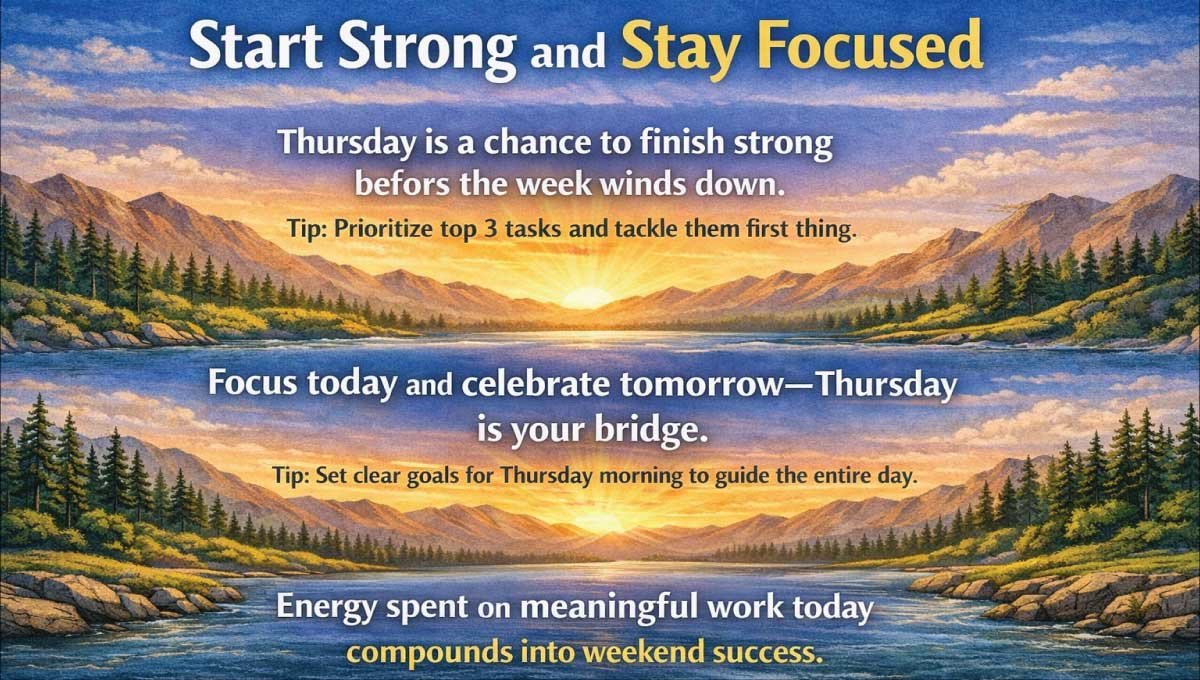 Start Strong and Stay Focused