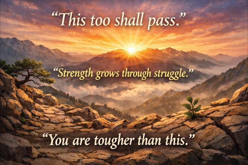 “This too shall pass.”