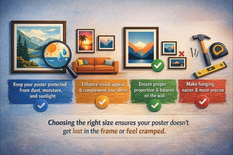 Why Poster Frame Sizes Matter