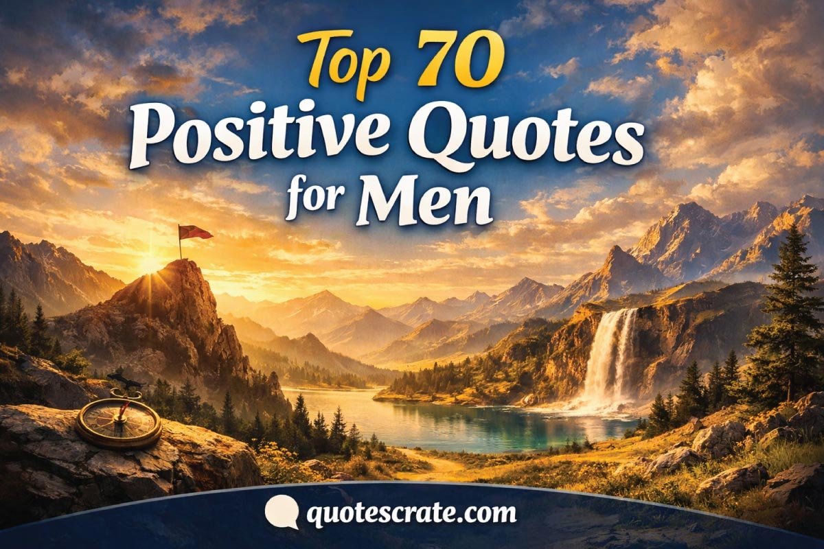 top 70 positive quotes for men