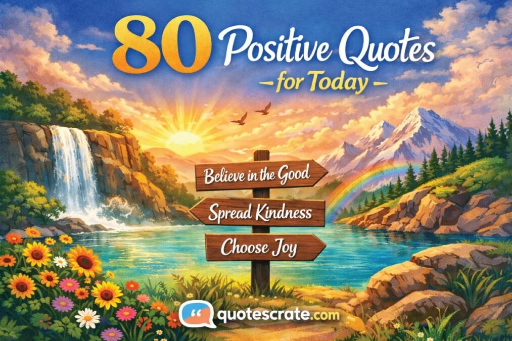 top 80 Positive quotes for today