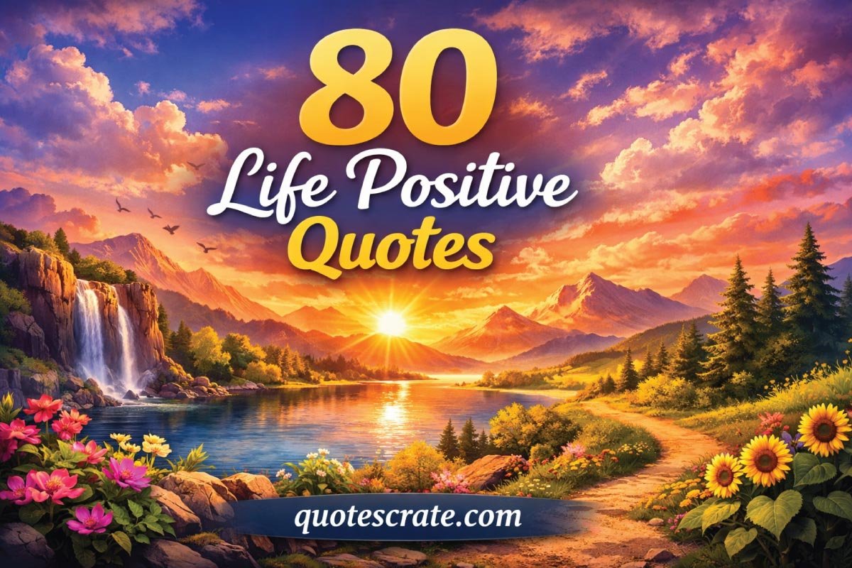 top 80 life positive quotes