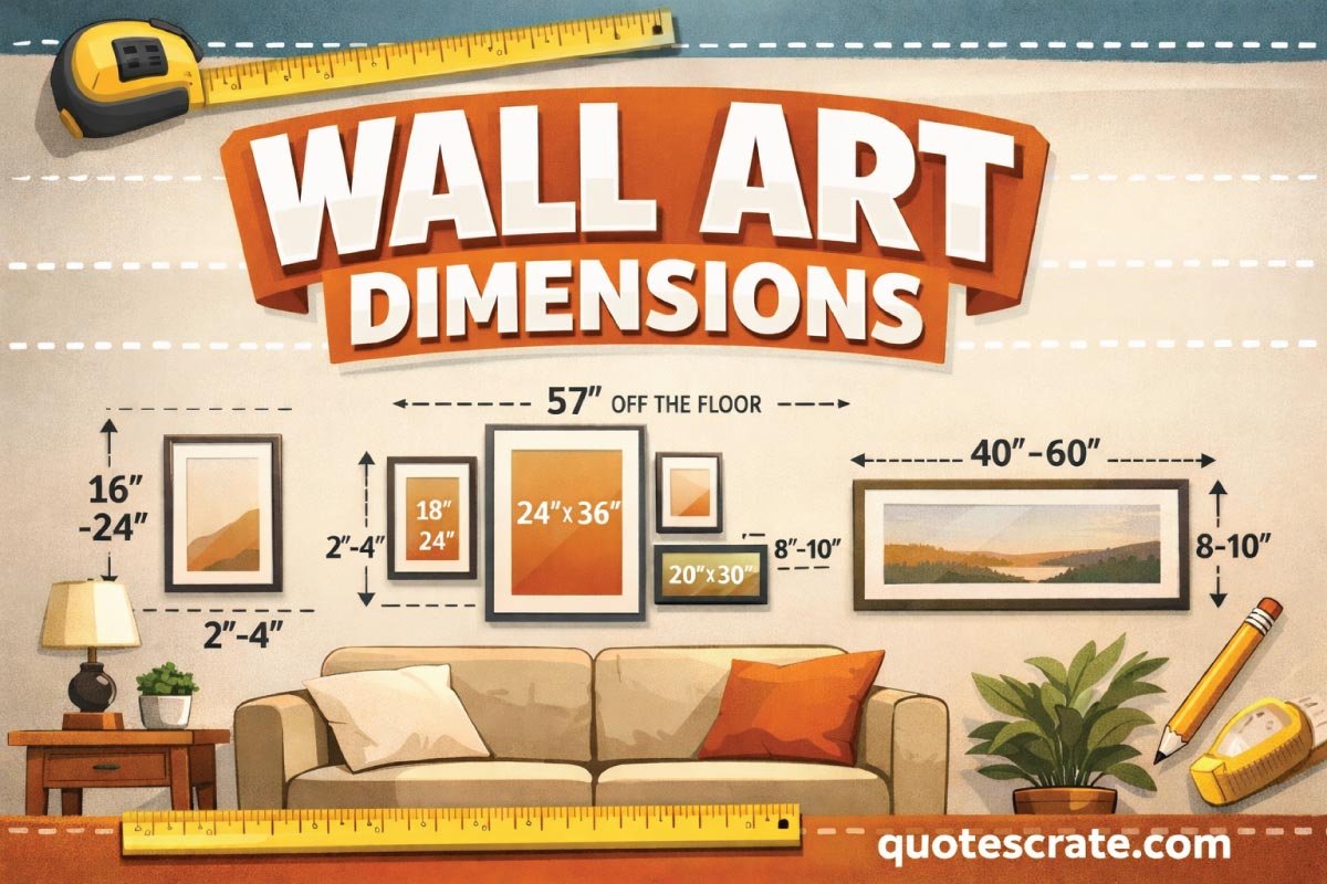 wall art dimensions